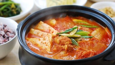 Cách nấu canh kim chi thịt bò Hàn Quốc siêu đỉnh