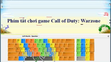 Phím tắt chơi game Call of Duty: Warzone